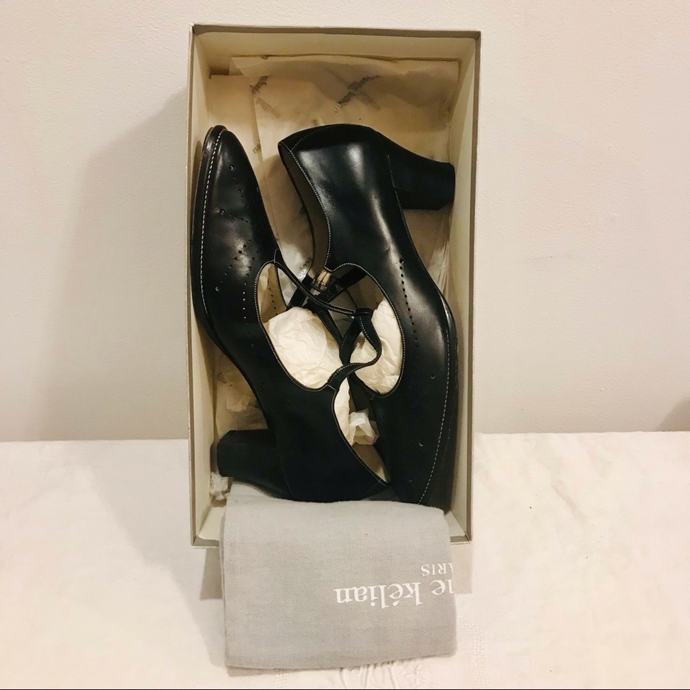 SOLD ON VESTIAIRE COLLECTIVE!!! Vintage nineties Stephane Kelian black leather - Picture 5 of 15